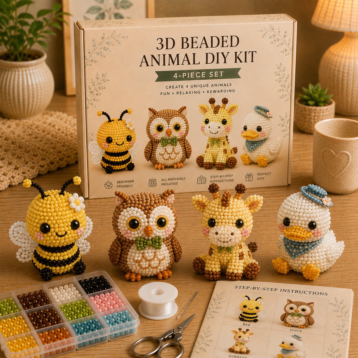 üêæ 3D Beaded Pet DIY Kit