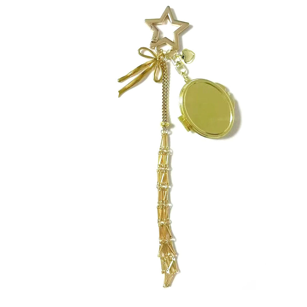 üî•‚ú®Lipstick Holder Keychain with Mirror