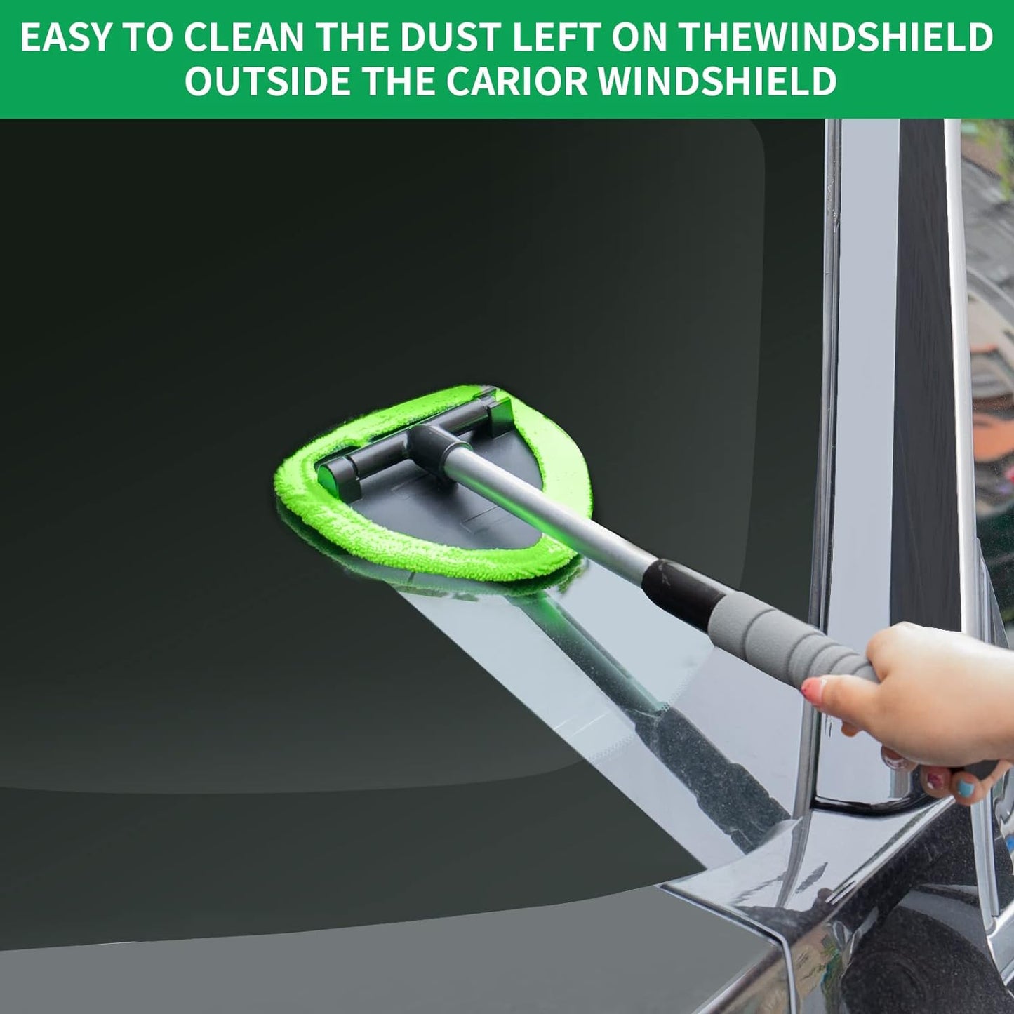üî•Windshield Cleaning Tool‚Äî‚ÄîWith 4 Free Microfiber Pads and 1 Fog-Proof Agent