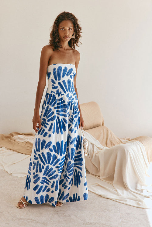 Mila Dress - Brush Petal