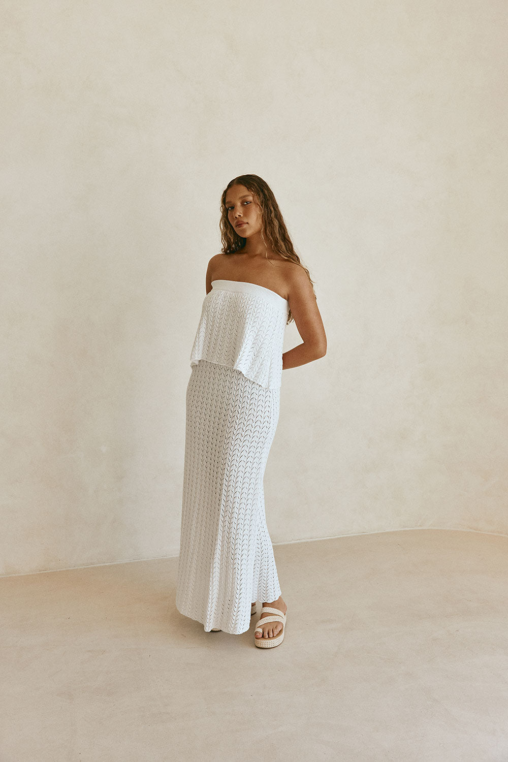 Maria Dress - White