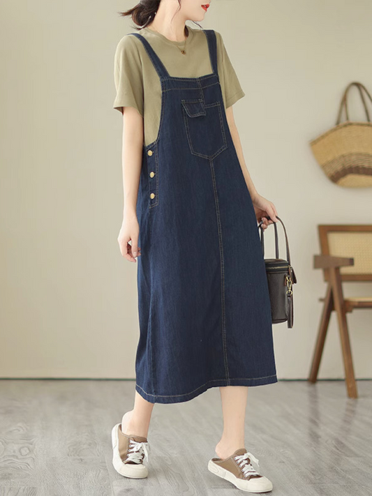 Versatile Chic Women's Overall Dress | Eva Trends