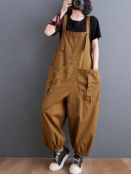 Solid Color Overalls - Comfy Everyday Fit | Eva Trends
