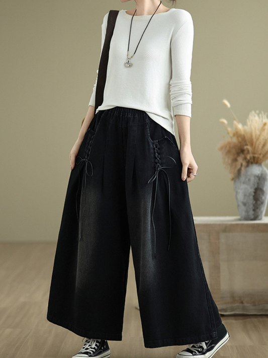Women's Trendy Daily Comfort Style High Waist Trouser Bottom