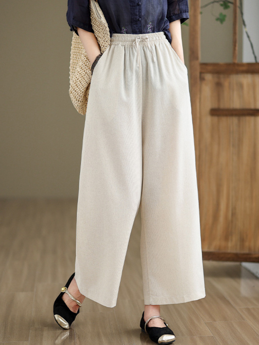 Women’s Everyday Casual& Comfort with Stylish Wide Leg Bottom