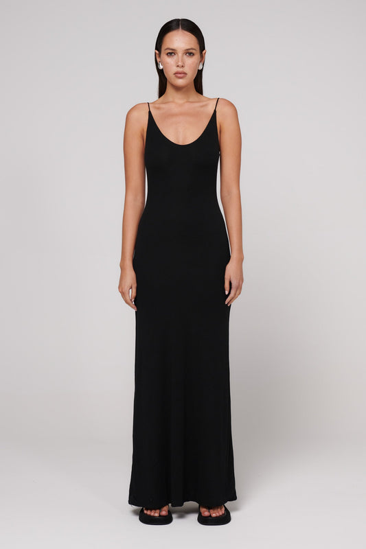 Louise Maxi Dress - Black