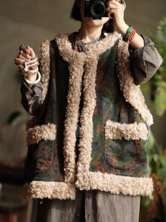 Graceful Drape Effortless  Women's Loose-Fit Coat