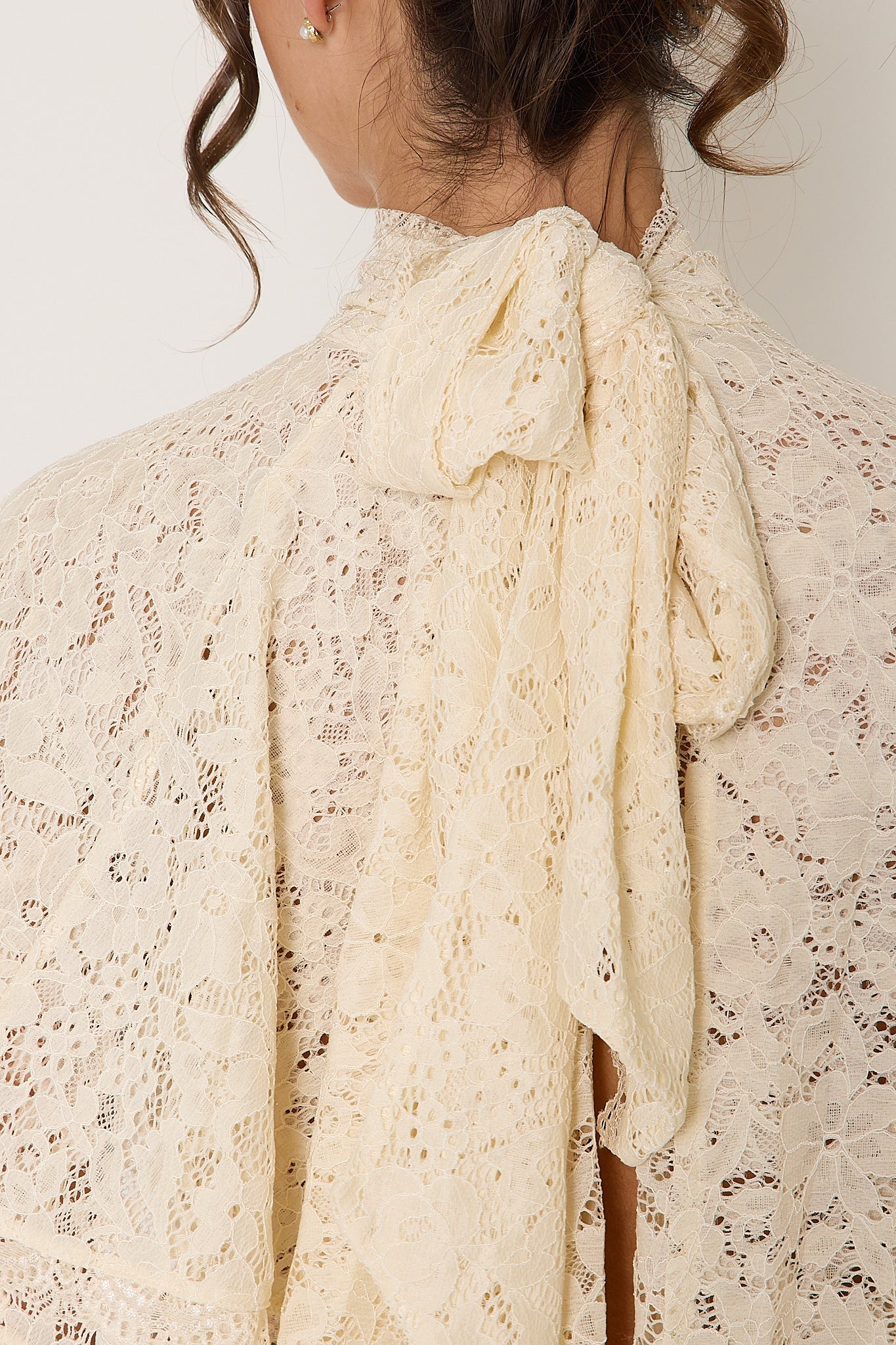 Carmen Lace Top | Cream