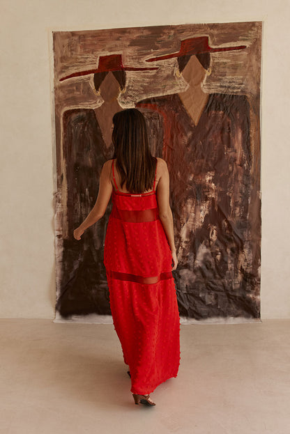 Tassia Dress - Red