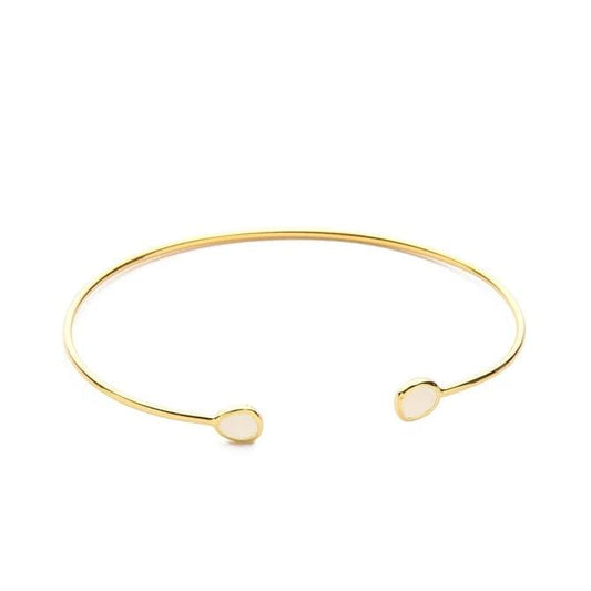 Mini Stone Open Cuff Bracelet