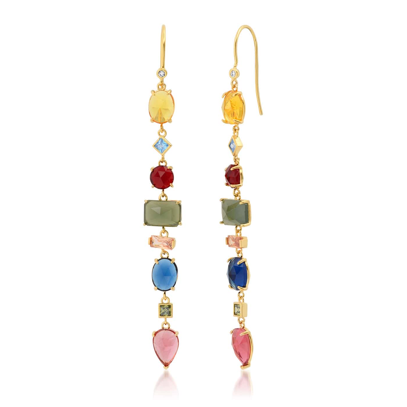 Gemma Stacked Drop Earrings