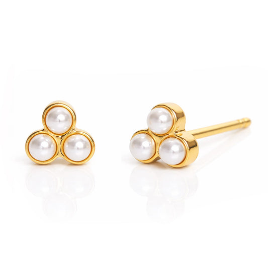 Mini Cluster Post Earring