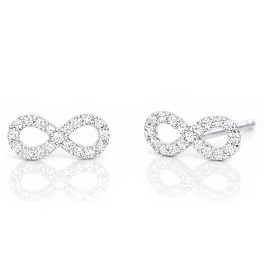 Mini Infinity Earrings