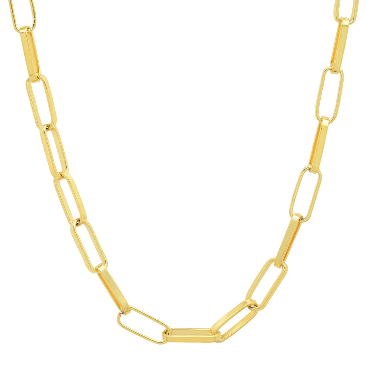 Gold Paper Clip Chain