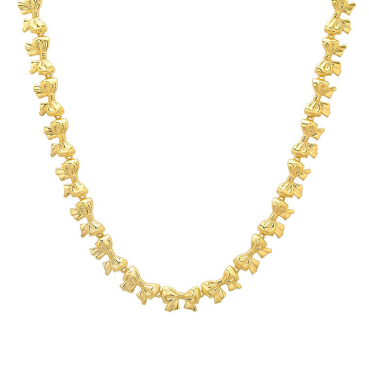 Mini Bow Statement Necklace