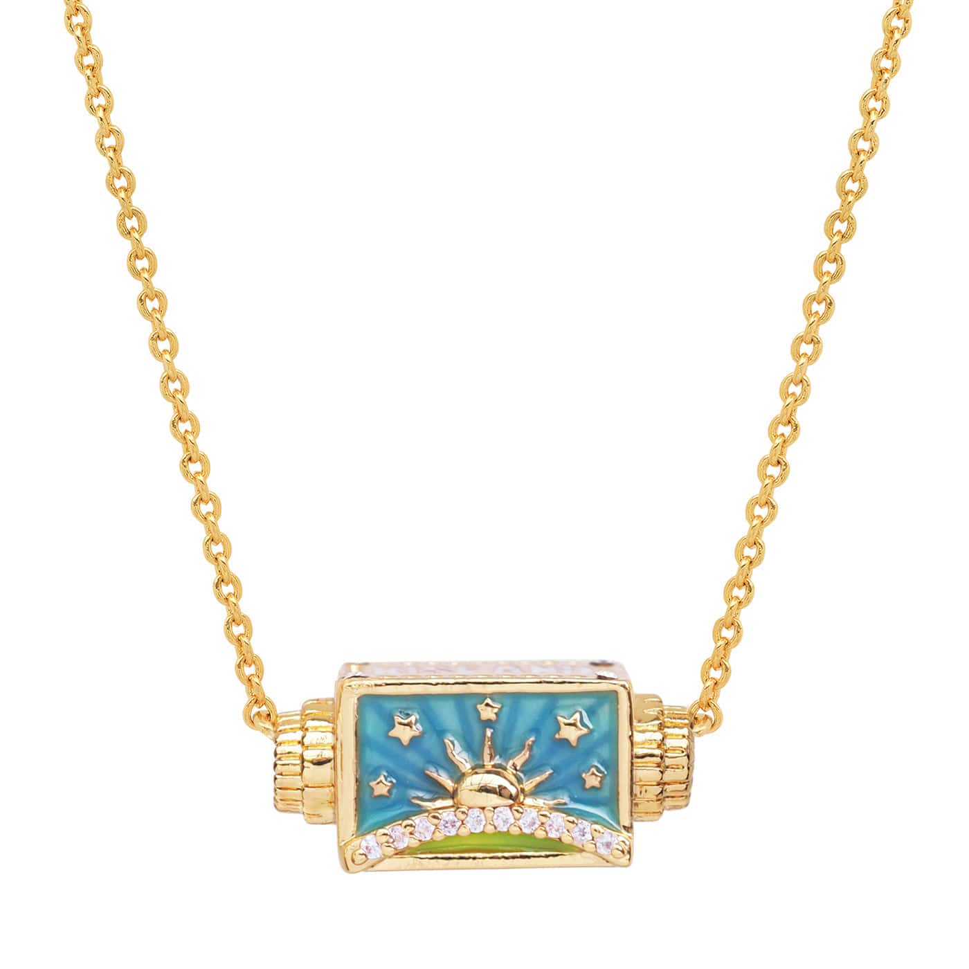Sunset Peaks Spinner Necklace